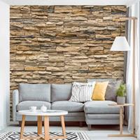 Bilderwelten Steintapete - Andalusia Stonewall - Vlies Fototapete Quadrat Größe HxB: 336cm x 336cm