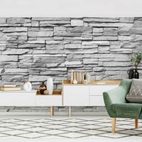 Bilderwelten Steintapete - Ashlar Masonry - Vlies Fototapete Breit Größe HxB: 225cm x 336cm