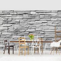 Bilderwelten Steintapete - Ashlar Masonry - Vlies Fototapete Breit Größe HxB: 255cm x 384cm
