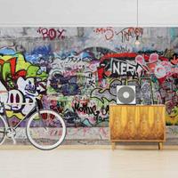 Bilderwelten Graffiti Tapete - Graffiti - Vlies Fototapete Breit Größe HxB: 225cm x 336cm