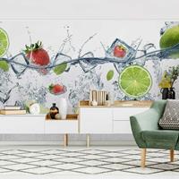 Bilderwelten Fototapete - Frucht Cocktail - Vliestapete Breit Größe HxB: 225cm x 336cm