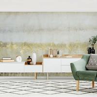 Bilderwelten Fototapete - Goldene Farbfelder I - Fototapete Breit Größe HxB: 190cm x 288cm