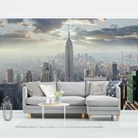Bilderwelten Vliestapete - Sonnenaufgang in New York - Fototapete Breit Größe HxB: 190cm x 288cm