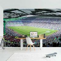 Bilderwelten Kindertapete - Vliestapeten - Fußballstadion - Fußball Fototapete Breit Größe HxB: 190cm x 288cm