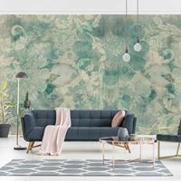 Bilderwelten Mustertapete - Eisblumen - Vliestapete Breit Größe HxB: 225cm x 336cm