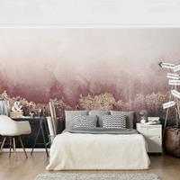 Bilderwelten Fototapete - Goldene Dämmerung Rosa - Fototapete Breit Größe HxB: 190cm x 288cm