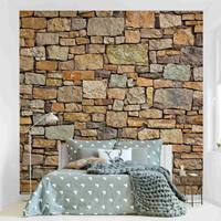 Bilderwelten Steintapete - Croatia Stonewall - Vlies Fototapete Quadrat Größe HxB: 288cm x 288cm