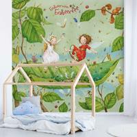 Bilderwelten Vliestapete - Erdbeerinchen Erdbeerfee - Trampolin - Fototapete Quadrat Größe HxB: 288cm x 288cm