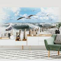 Bilderwelten Fototapete Meer - No.YK3 Absolut Sylt - Vliestapete Breit Größe HxB: 225cm x 336cm