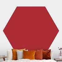 Klebefieber Hexagon Fototapete selbstklebend Colour Carmin