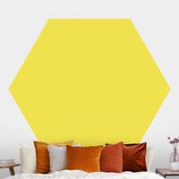Klebefieber Hexagon Fototapete selbstklebend Colour Lemon Yellow