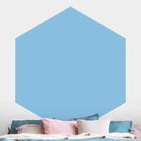 Klebefieber Hexagon Fototapete selbstklebend Colour Light Blue