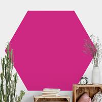 Klebefieber Hexagon Fototapete selbstklebend Colour Pink