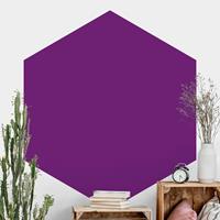 Klebefieber Hexagon Fototapete selbstklebend Colour Purple
