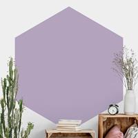 Klebefieber Hexagon Fototapete selbstklebend Lavendel