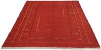 Wollteppich Gabbeh Teppich handgeknüpft rot, morgenland, rechteckig, Höhe: 18 mm, handgeknüpft