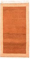 Morgenland Wollteppich Gabbeh Teppich handgeknüpft orange, rechteckig, 18 mm Höhe, handgeknüpft