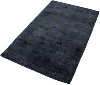 Morgenland Wollteppich Gabbeh Teppich handgetuftet blau, rechteckig, 14 mm Höhe, Kurzflor