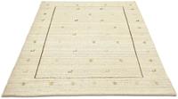 Wollteppich Gabbeh Teppich handgeknüpft beige, morgenland, rechteckig, Höhe: 18 mm, handgeknüpft