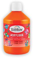 Rainbow acrylverf, flacon van 500 ml, oranje
