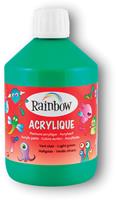 Rainbow acrylverf, flacon van 500 ml, donkergroen