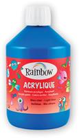 Rainbow acrylverf, flacon van 500 ml, lichtblauw