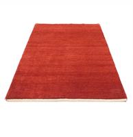 morgenland Wollteppich "Gabbeh Teppich handgeknüpft rot", rechteckig, handgeknüpft