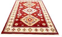 morgenland Wollen kleed Kazak Teppich handgeknüpft rot-Orientteppich - 241 x 168 cm - rot