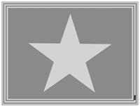 Myspotti Vinylteppich Buddy Stella Grey, rechteckig, 0,03 mm Höhe, statisch haftend