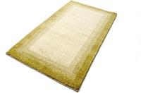 Morgenland Wollteppich Gabbeh Teppich handgeknüpft beige, rechteckig, 18 mm Höhe, handgeknüpft