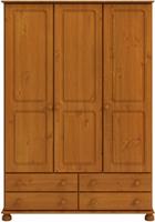 Home affaire Kleiderschrank »Richmond« mit 3 Türen und 4 Schubladen, Breite 129 cm