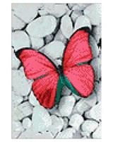 Arti Balta Diamond painting Rosa Schmetterling