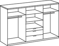 Wimex Kleiderschrank "New York", wahlweise 208 oder 236cm hoch