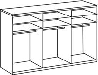 Wimex Kledingkast Niveau met spiegeldeuren