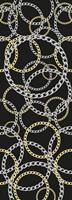 Queence Vinyltapete »Fashion Chains«, 90 x 250 cm, selbstklebend