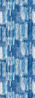 Queence Vinyltapete »Muster-Blau«, Streifen, 90 x 250 cm, selbstklebend