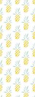 Queence Vinyltapete »Golden Ananas«, 90 x 250 cm, selbstklebend