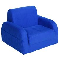 HOMCOM 2-in-1 kinderstoel mini-stoel Kinderbank voor 3-6 jaar 51 x 45 x 38 cm blauw | Aosom Netherlands