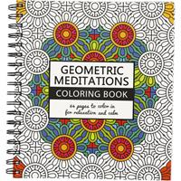 diverse Kreatives Malbuch Geometrische Meditation 19,5x23cm - 64 Seiten