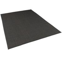 Pergamon In & Outdoor Teppich Flachgewebe Valencia Mix Teppiche schwarz Gr. 80 x 150
