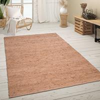 PACO HOME Teppich Wohnzimmer Jute Sisal Muster Handgefertigt Mit Moderner Bordüre Beige 160x230 cm