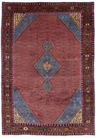 morgenland Wollen kleed Tabriz medaillon rosso chiaro 292 x 198 cm Uniek exemplaar met certificaat