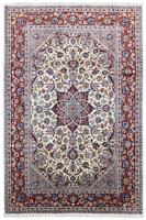 morgenland Wollen kleed Isfahan medaillon Bianco naturale 304 x 206 cm Uniek exemplaar met certificaat