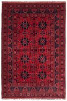 morgenland Wollen kleed Khal Mohammadi geheel gedessineerd rosso 188 x 129 cm Handgeknoopt