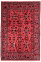 morgenland Wollen kleed Khal Mohammadi geheel gedessineerd rosso 190 x 130 cm Handgeknoopt