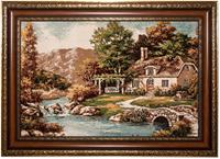 morgenland Wandteppich "Bild-Teppich Figurativ 85 x 60 cm", rechteckig, besonders weich durch Microfaser