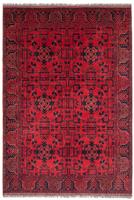 morgenland Wollen kleed Khal Mohammadi geheel gedessineerd rosso 193 x 129 cm Handgeknoopt