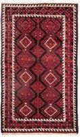 morgenland Wollen kleed Belutsch geheel gedessineerd rosso 180 x 114 cm Handgeknoopt