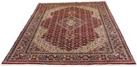 Wollteppich Nain Medaillon Rosso scuro 295 x 295 cm, morgenland, rund, Höhe: 10 mm, Unikat mit Zertifikat