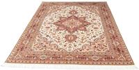 morgenland Wollen kleed Tabriz - 60 Raj medaillon 206 x 151 cm Uniek exemplaar met certificaat